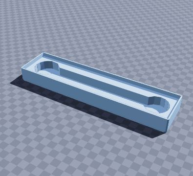 19 mm spanner pocket tray