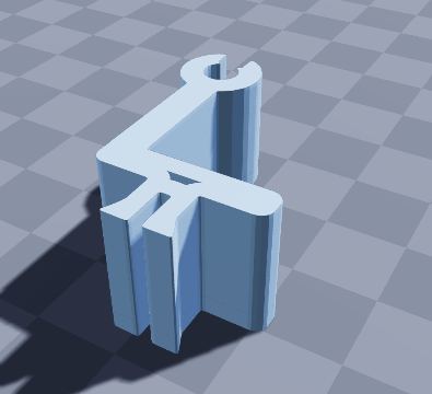 2020 extrusion filament guide clip