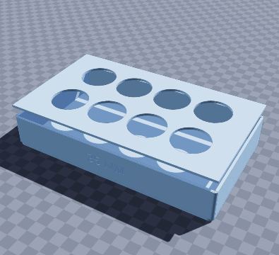35 mm film canister rack