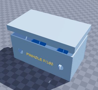 35 mm pinhole camera body