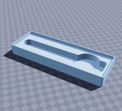 Adjustable wrench pocket tray
