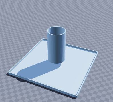 Anamorphic mirror art stand
