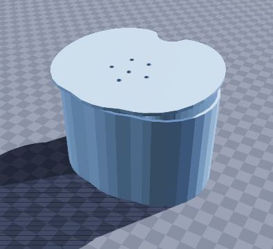 Apple-shaped fruit fly trap