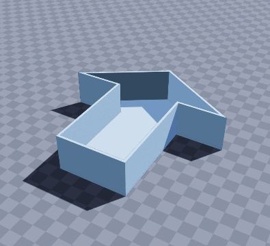 Arrow door tray