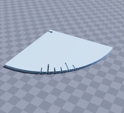 Avalanche slope clinometer card