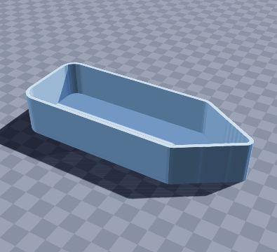 Bath boat — 3D-printable model preview