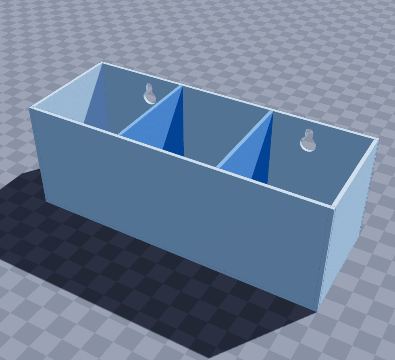 Bath crayon caddy