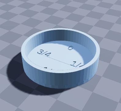 Bed-levelling knob quarter-turn caps