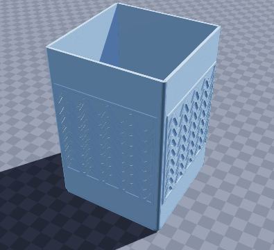 Bench brush cup