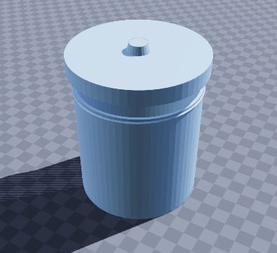 Binder clip jar