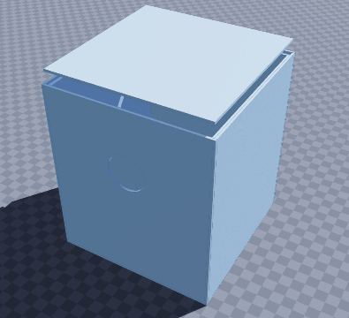 Bird house with round door