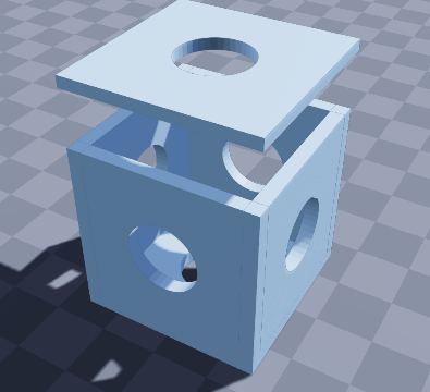 Boba-straw construction cube hubs