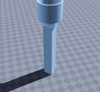 Bottle-top plant watering spike