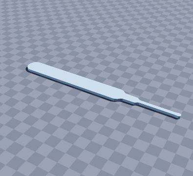 Bread lame with blade tongue