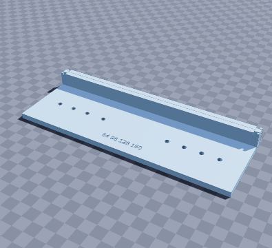 Cabinet handle drilling template