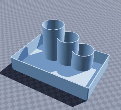 Cascading cup tabletop fountain