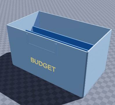 Cash-stuffing envelope box
