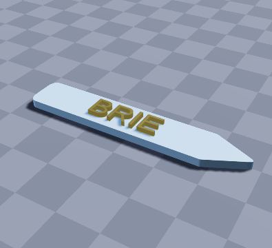 Cheese board name markers