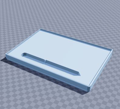 Cheese board with knife inlay