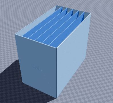 Chef knife block insert