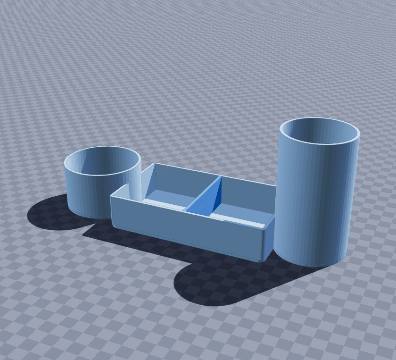 Clay sculpting tool caddy