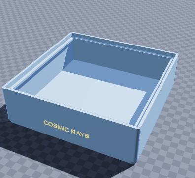 Cloud-chamber cosmic-ray base