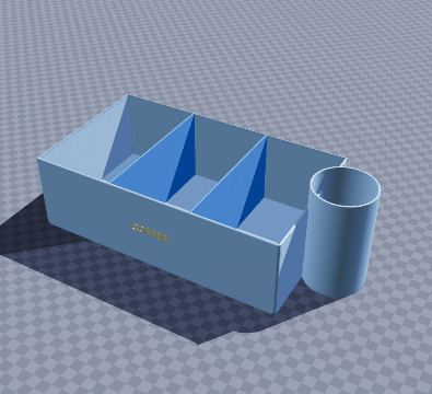 Coffee pod and sugar station