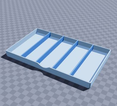 Coin counting tray