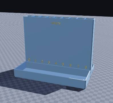 Coin-toss bell-curve tower