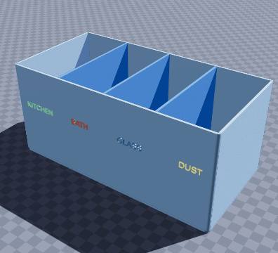 Colour-coded cleaning cloth station