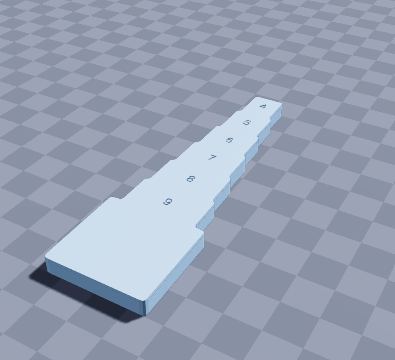 Component lead bending gauge