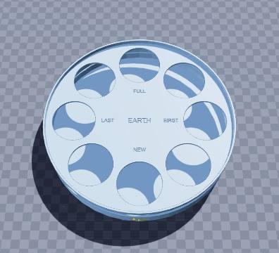Cookie moon-phase tray