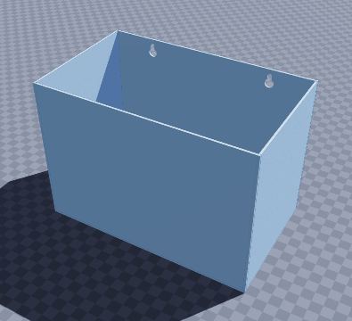 Cord and cable wall bin