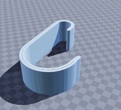 CPAP hose drip-dry hanger