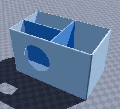 Desk caddy with clock insert