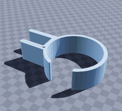 Desk-edge cup holder