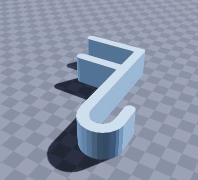 Desk-edge hook for bag or headset — 3D-printable model preview