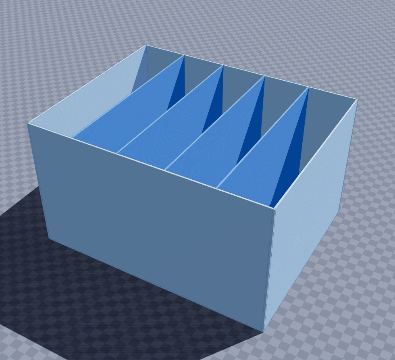 Desk file organizer five-slot