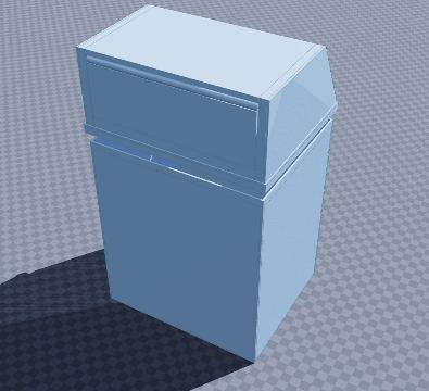 Desk swing bin