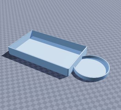 Desk valet with drink coaster