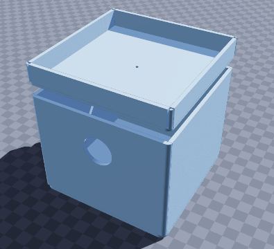 Desktop suikinkutsu water harp