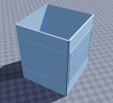 Diamond pencil cup