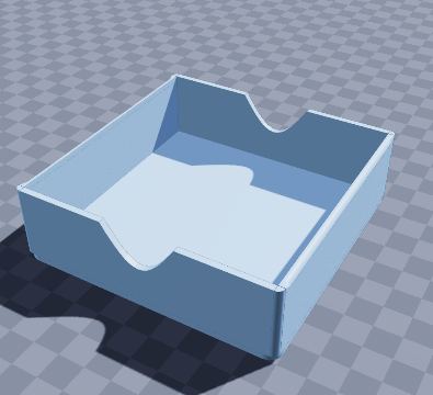 Dipping dish with chopstick notches