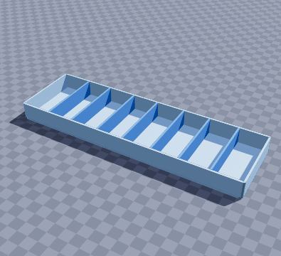 Disassembly screw tray with numbered cells