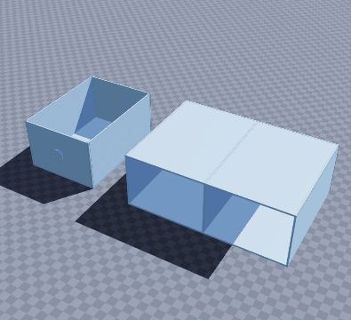 Discreet bathroom drawers