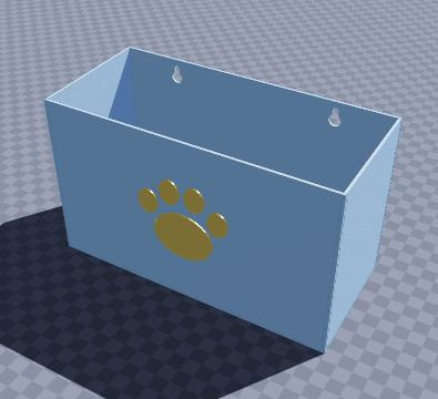Dog lead and bag wall box
