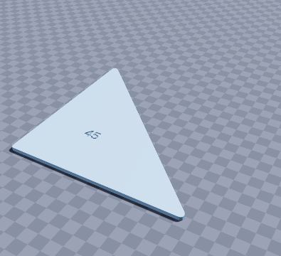 Drafting set square