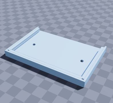 Drawer photo label frame
