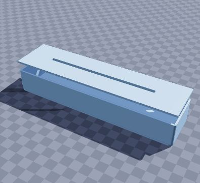 Edge-lit acrylic sign base