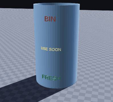 Egg float-test freshness cup